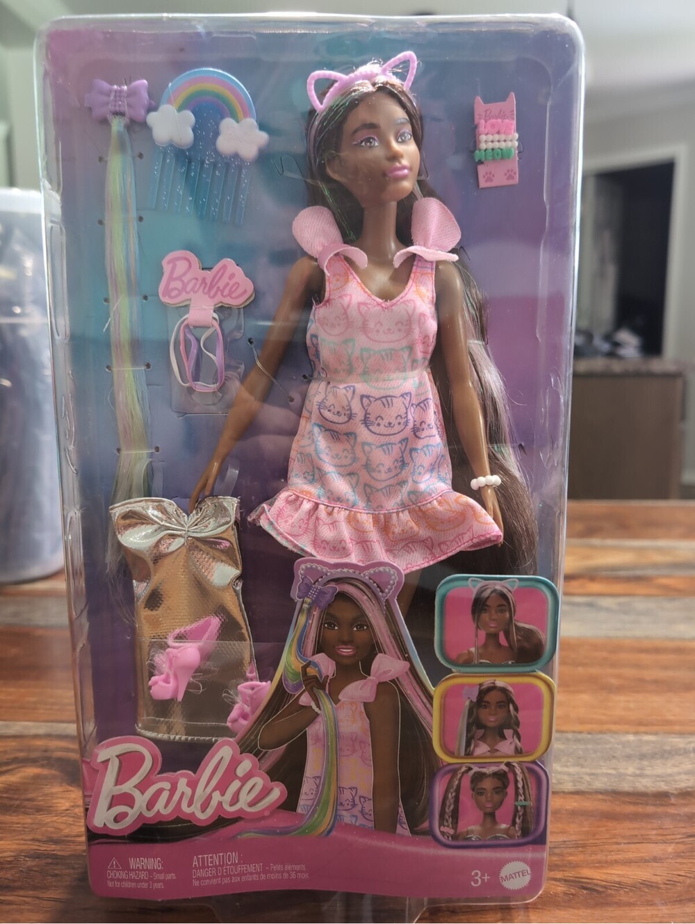 Barbie Fun & Fancy Doll & Accessories AA Fashion Doll with Extra-Long Hair. New!